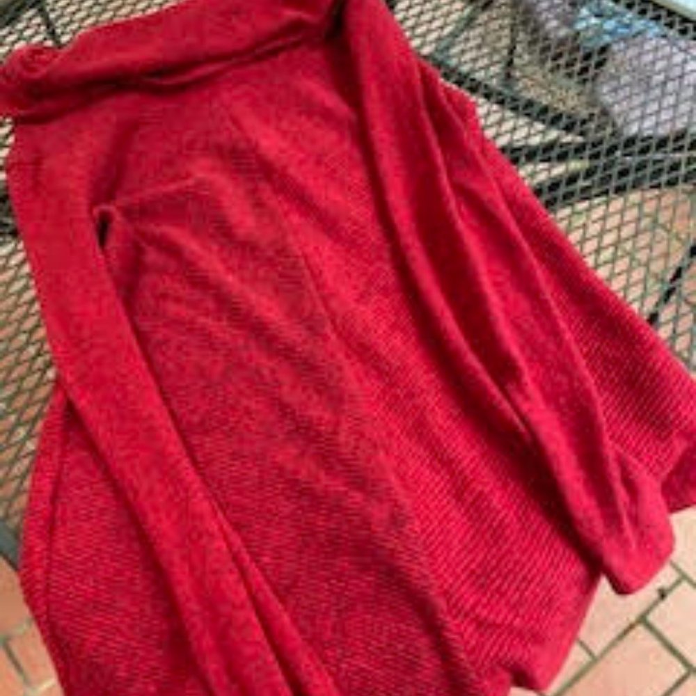 Red Cowlneck  Long Sleeve  A.BYER shirt